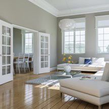 Photo d'illustration : nouvelles fenêtres, intérieur d'unee maison